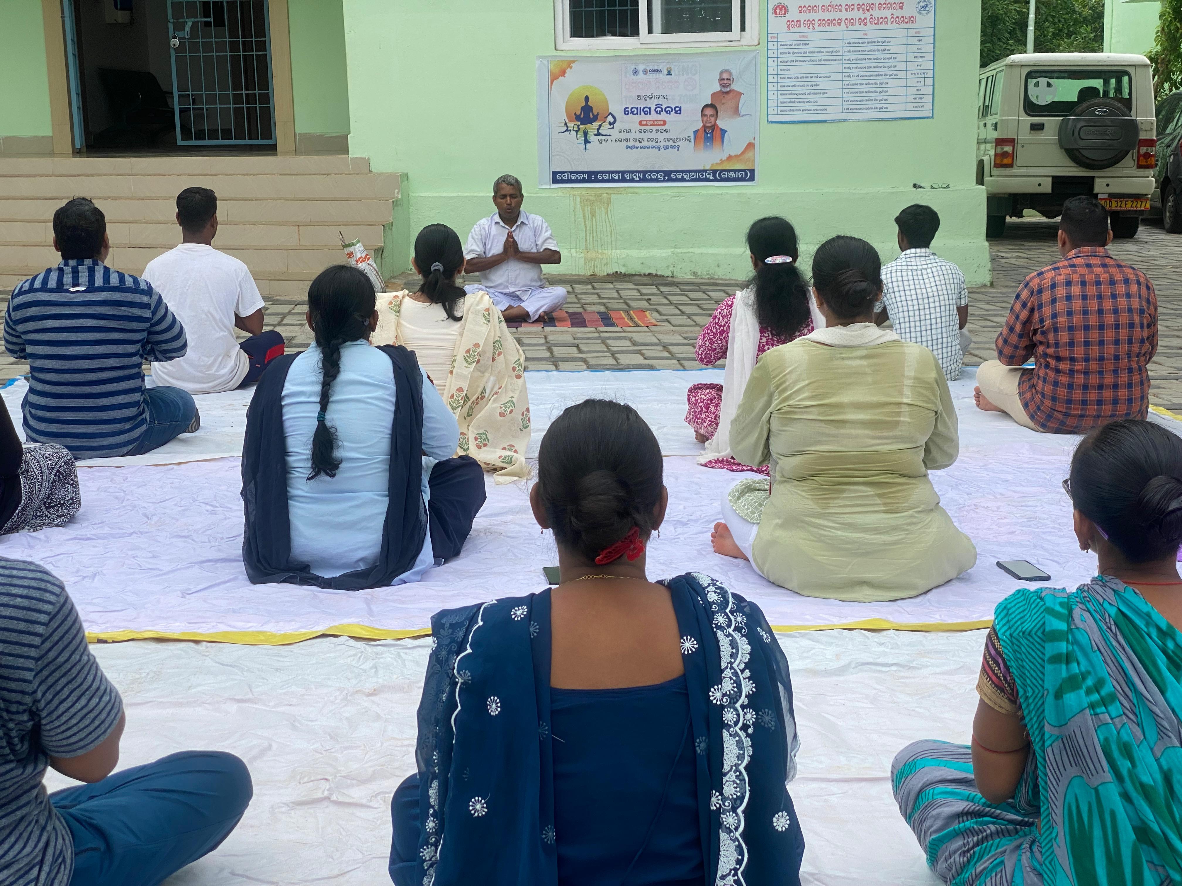 Internationa YOGA Day at CHC Keluapalli